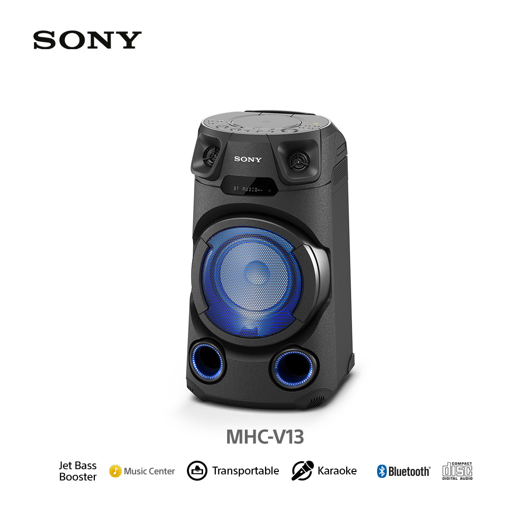 EQUIPO DE SONIDO SONY MHC-V13 CON BLUETOOTH Y KARAOKE