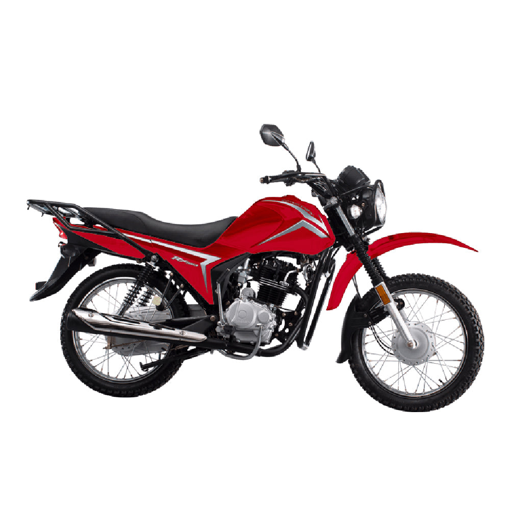MOTOCICLETA ON/OFF COMPLETO ROJO RX150 ZONGSHEN