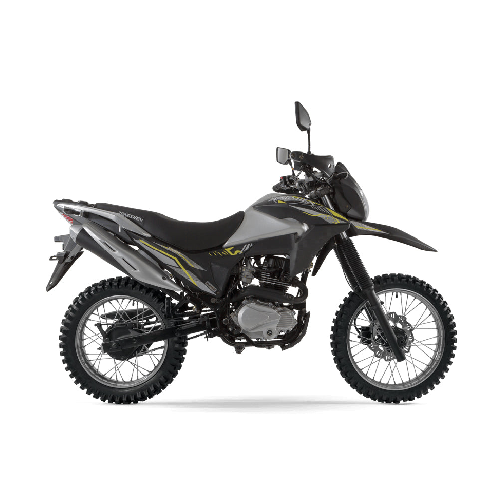 MOTOCICLETA ON/OFF COMPLETO NEGRO TRIAX200 ZONGSHEN