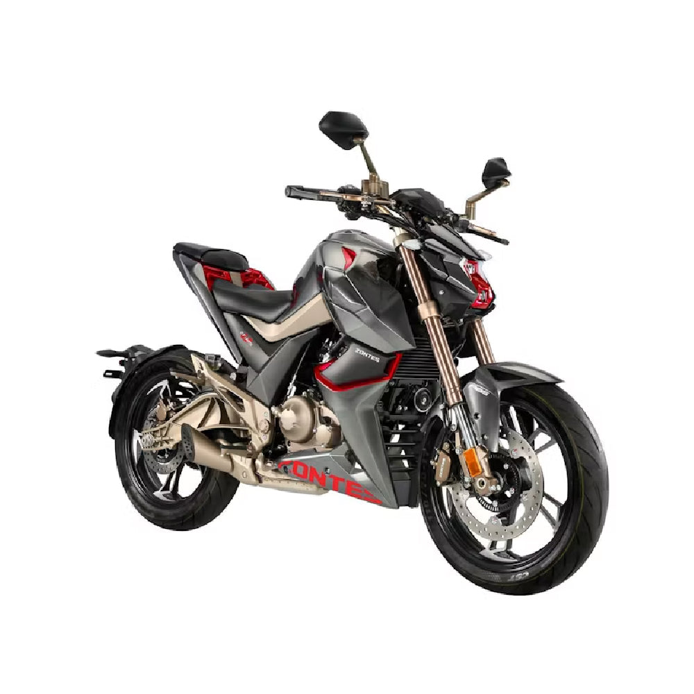 MOTOCICLETA NEGRO ROJO ZT155-U ZONTES