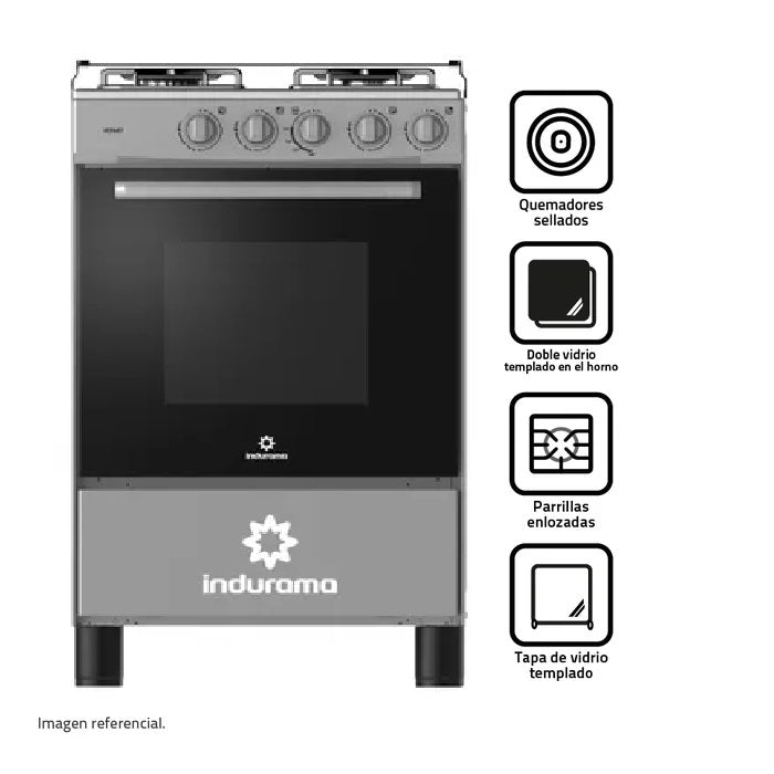 Cocina Indurama Vernet Spazio3 - 4 hornillas